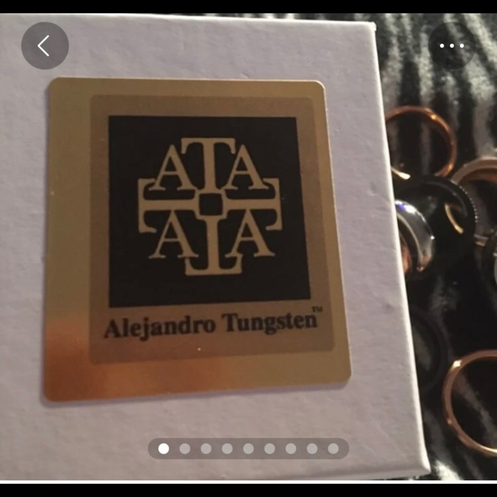 Alejandro Tungsten Rings